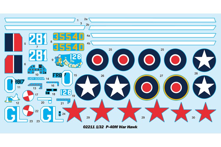 1:32 Trumpeter 02211 P-40M War Hawk - Tru02211 3 - TRU02211