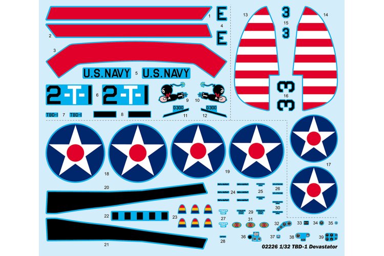 1:32 Trumpeter 02226 TBD-1 Devastator Plane - Tru02226 3 - TRU02226