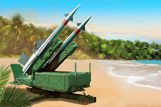 1:35 Trumpeter 02353 Soviet 5P71 Launcher with 5V27 Missile Pechora (SA3B Goa) Rounds Loaded - Tru02353 1 1 - TRU02353