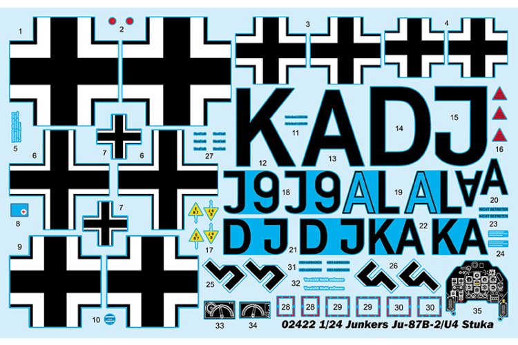 1:24 Trumpeter 02422 Junkers Ju-87B-2/U4 Stuka - Tru02422 3 1 - TRU02422