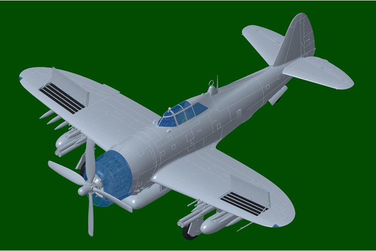 1:24 Trumpeter 02427 Republic P-47D Thunderbolt Razorback WWII - Amerikaans Jachtvliegtuig - Tru02427 16 - TRU02427