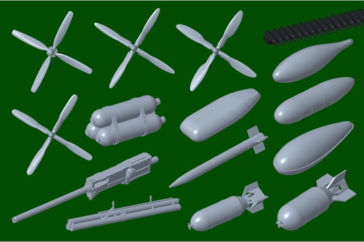 1:24 Trumpeter 02427 Republic P-47D Thunderbolt Razorback WWII - Amerikaans Jachtvliegtuig - Tru02427 20 - TRU02427