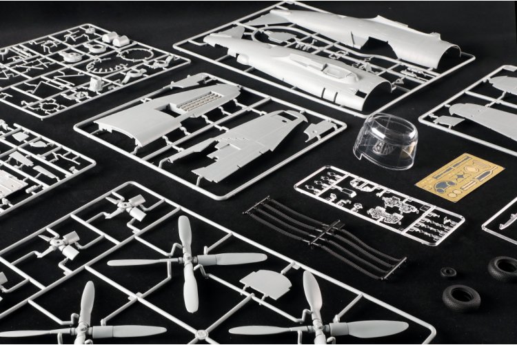 1:24 Trumpeter 02427 Republic P-47D Thunderbolt Razorback WWII - Amerikaans Jachtvliegtuig - Tru02427 36 - TRU02427