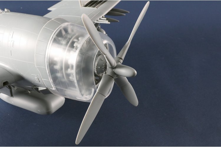 1:24 Trumpeter 02427 Republic P-47D Thunderbolt Razorback WWII - Amerikaans Jachtvliegtuig - Tru02427 9 - TRU02427