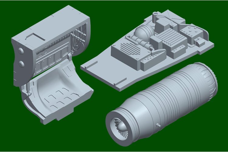 1:48 Trumpeter 02824 JJ-7 Trainer Plane - Tru02824 91 - TRU02824