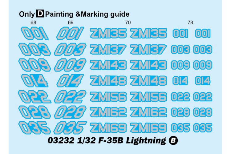 1:32 Trumpeter 03232 Lockheed Martin F-35B Lightning - Tru03232 10 11 - TRU03232