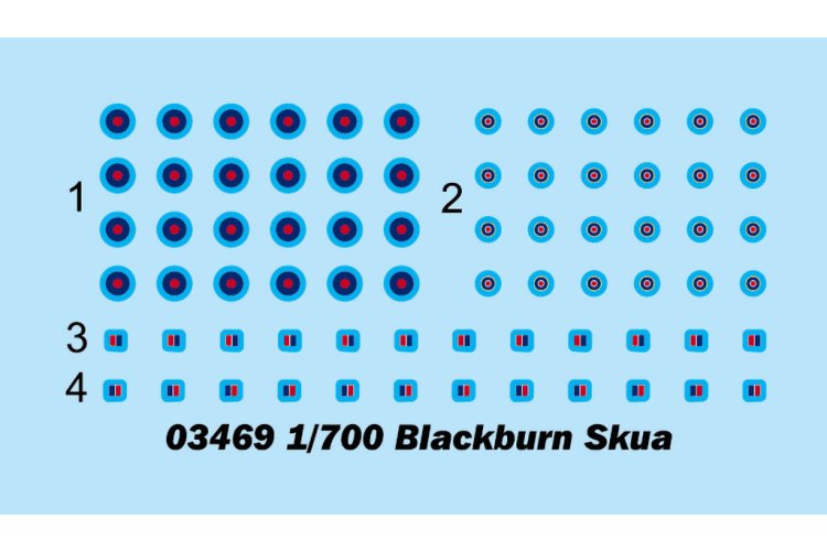 1:700 Trumpeter 03469 Blackburn Skua &ndash; 6 Pieces &ndash; British Propeller Aircraft - Tru03469 2 - TRU03469