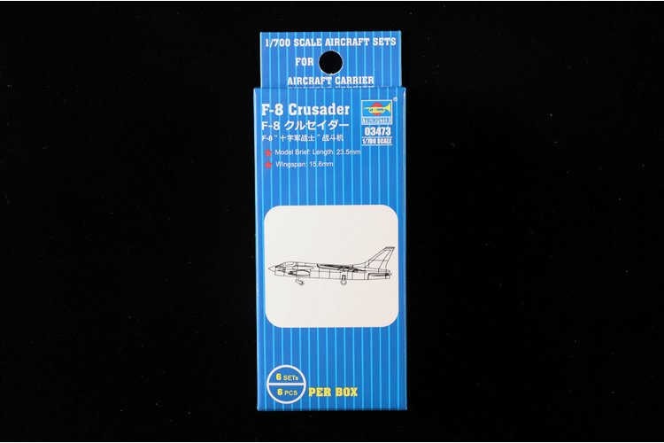 1:700 Trumpeter 03473 Vought F-8 Crusader - 6 Stuks - Amerikaans Straaljager - Tru03473 3 - TRU03473