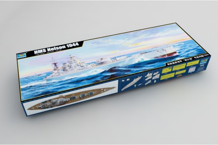 1:200 Trumpeter 03708 HMS Nelson 1944 WWII - Nelson-klasse - Brits Slagschip - Tru03708 2 - TRU03708