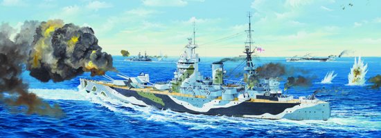 1:200 Trumpeter 03709 HMS Rodney WWII - Nelson-klasse - Brits Slagschip - Tru03709 1 - TRU03709