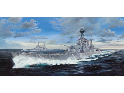 1:200 Trumpeter 03710 HMS Hood 1941 WWII - Admiral-klasse - Britse Slagkruiser - Tru03710 1 - TRU03710