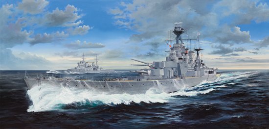 1:200 Trumpeter 03710 HMS Hood 1941 WWII - Admiral-klasse - Britse Slagkruiser - Tru03710 1 - TRU03710