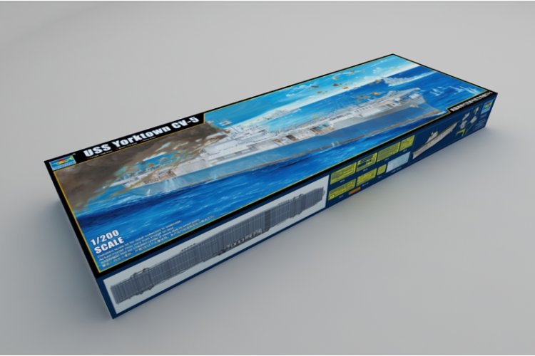 1:200 Trumpeter 03711 USS Yorktown CV-5 WWII - Yorktown-klasse - Amerikaans Vliegdekschip - Tru03711 2 - TRU03711