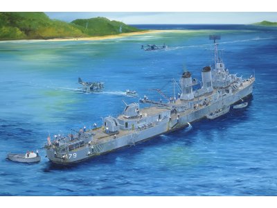 1:200 Trumpeter 03722 USS Stevens DD-479 - Fletcher-klasse - Amerikaans Torpedobootjager - Tru03722 1 - TRU03722