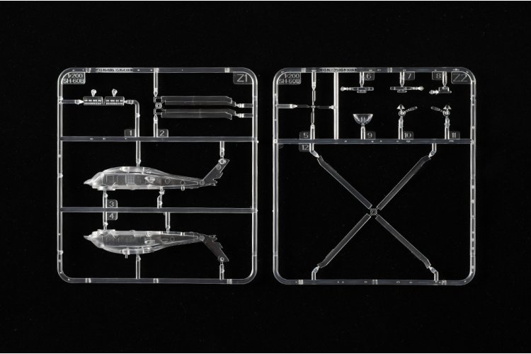 1:200 Trumpeter 04212 Sikorsky SH-60B Seahawk &ndash; 3 Pieces &ndash; American Helicopter - Tru04212 5 - TRU04212