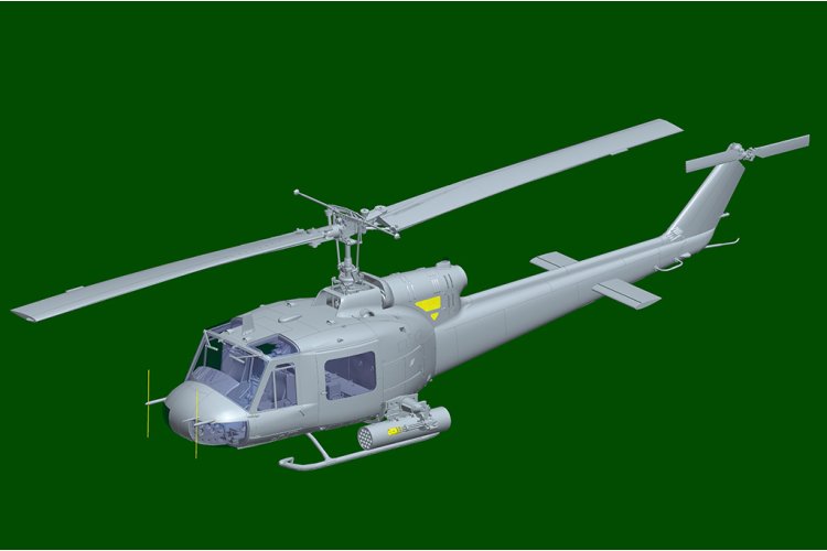 1:35 Trumpeter 05112 UH-1B Huey Gunship - Amerikaanse Militaire Helikopter - Tru05112 14 - TRU05112