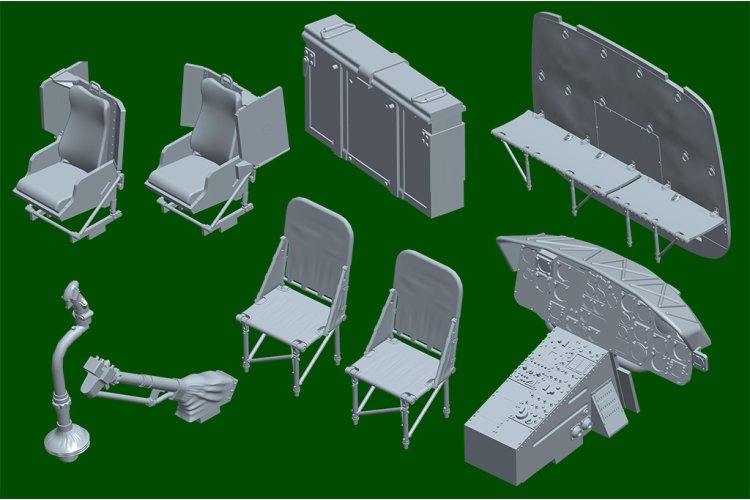 1:35 Trumpeter 05112 UH-1B Huey Gunship - Amerikaanse Militaire Helikopter - Tru05112 15 - TRU05112