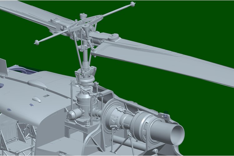 1:35 Trumpeter 05112 UH-1B Huey Gunship - Amerikaanse Militaire Helikopter - Tru05112 16 - TRU05112