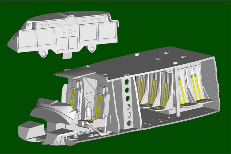 1:35 Trumpeter 05118 Bell UH-1Y Venom &ndash; American Military Helicopter - Tru05118 19 - TRU05118