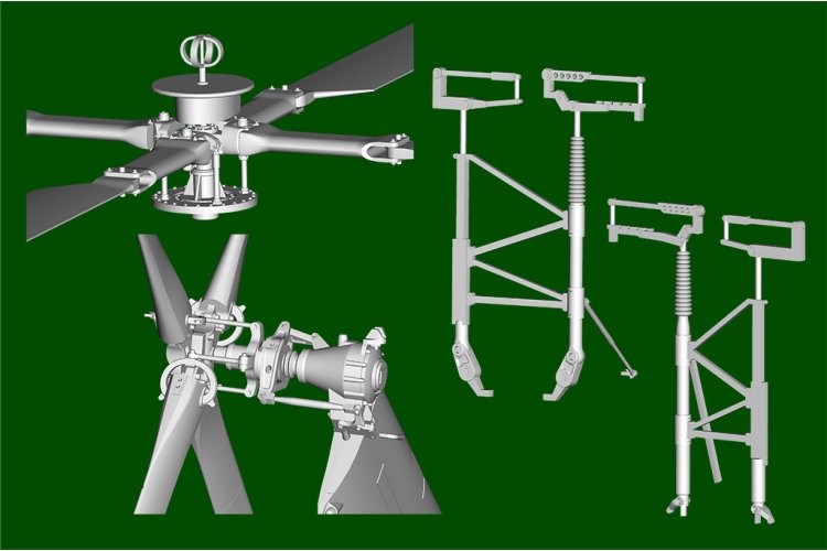 1:35 Trumpeter 05118 Bell UH-1Y Venom &ndash; American Military Helicopter - Tru05118 21 - TRU05118