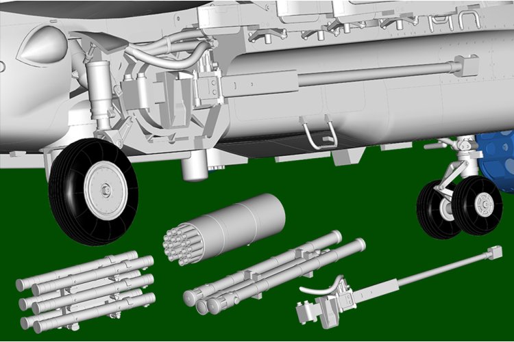 1:35 Trumpeter 05119 Kamov Ka-52 Alligator Hokum B - Russische Gevechtshelikopter - Tru05119 19 - TRU05119
