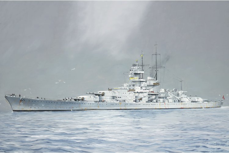 1:350 Trumpeter 05360 Gneisenau WWII - Scharnhorst Class - German Battleship - Tru05360 1 - TRU05360