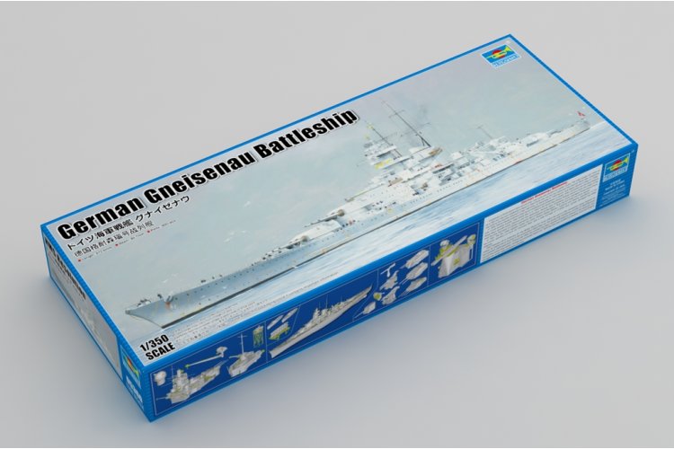 1:350 Trumpeter 05360 Gneisenau WWII - Scharnhorst Class - German Battleship - Tru05360 2 - TRU05360