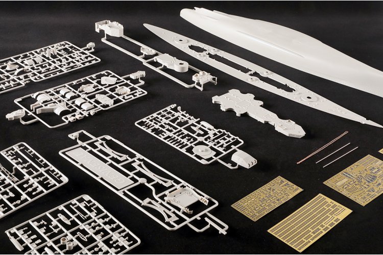 1:350 Trumpeter 05360 Gneisenau WWII - Scharnhorst Class - German Battleship - Tru05360 22 - TRU05360