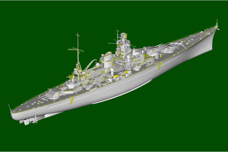 1:350 Trumpeter 05361 Scharnhorst WWII &ndash; Scharnhorst-Class &ndash; German Battleship - Tru05361 18 - TRU05361