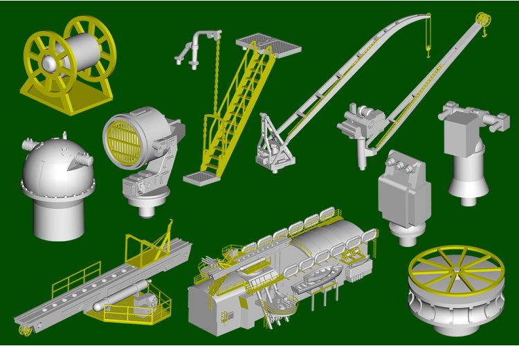 1:350 Trumpeter 05361 Scharnhorst WWII &ndash; Scharnhorst-Class &ndash; German Battleship - Tru05361 20 - TRU05361