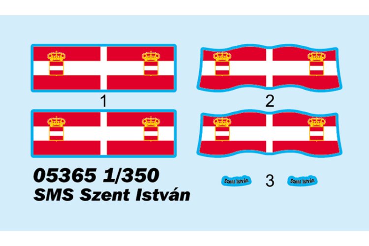 1:350 Trumpeter 05365 SMS Szent Istv&aacute;n Ship - Tru05365 3 1 - TRU05365