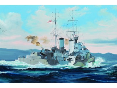 1:350 Trumpeter 05368 HMS Scylla &ndash; WWII British Dido-Class Light Cruiser - Tru05368 1 - TRU05368