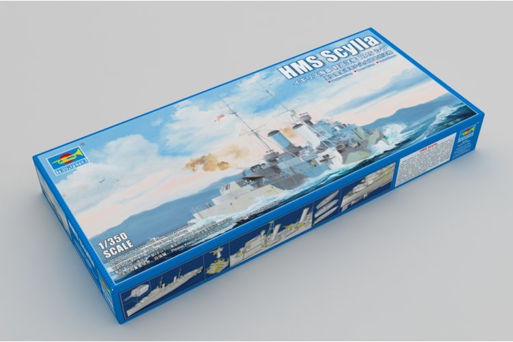 1:350 Trumpeter 05368 HMS Scylla - WWII Britse Dido-klasse Lichte Kruiser - Tru05368 2 - TRU05368