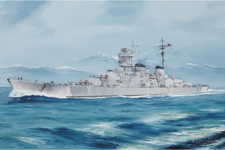 1:350 Trumpeter 05370 DKM O-klasse Barbarossa WWII - Duitse Slagkruiser - Tru05370 1 - TRU05370