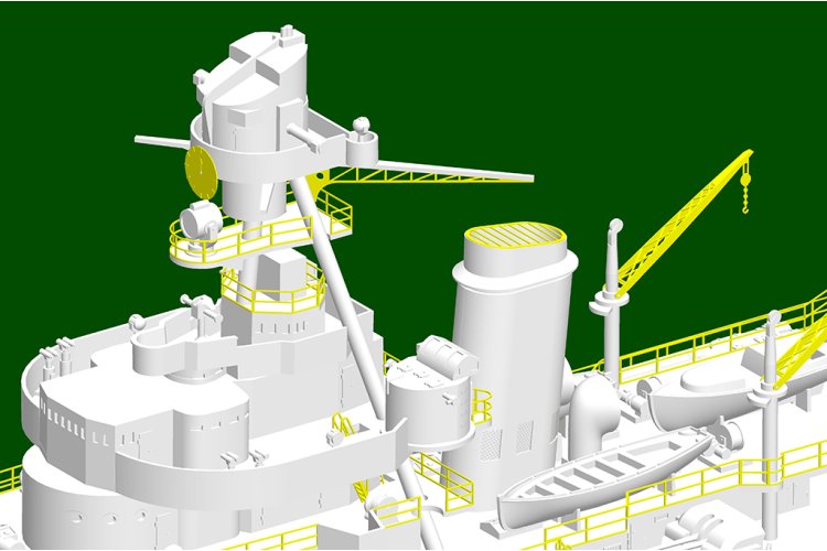 1:350 Trumpeter 05374 French Light Cruiser Marseillaise - Tru05374 6 - TRU05374