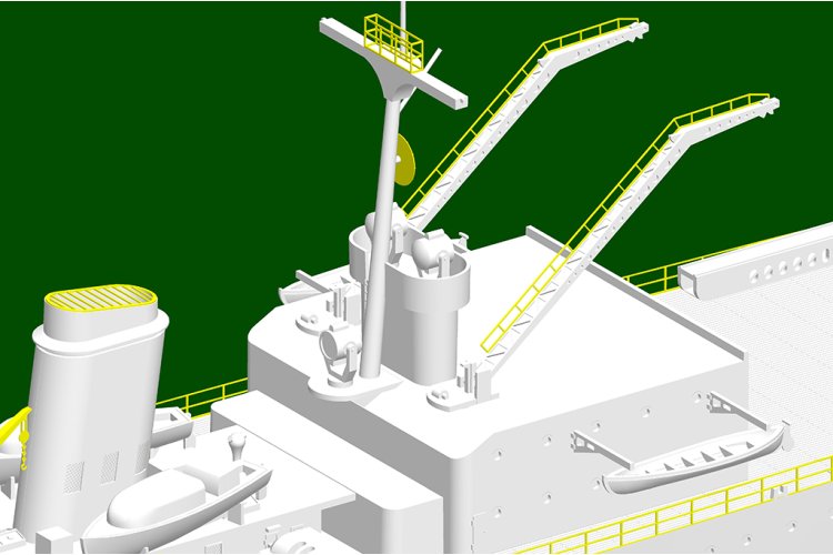 1:350 Trumpeter 05374 French Light Cruiser Marseillaise - Tru05374 7 - TRU05374