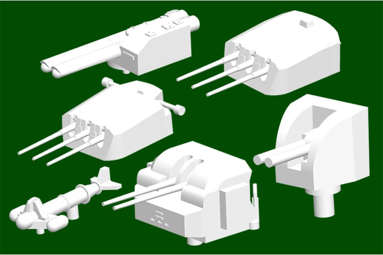 1:350 Trumpeter 05374 French Light Cruiser Marseillaise - Tru05374 8 - TRU05374