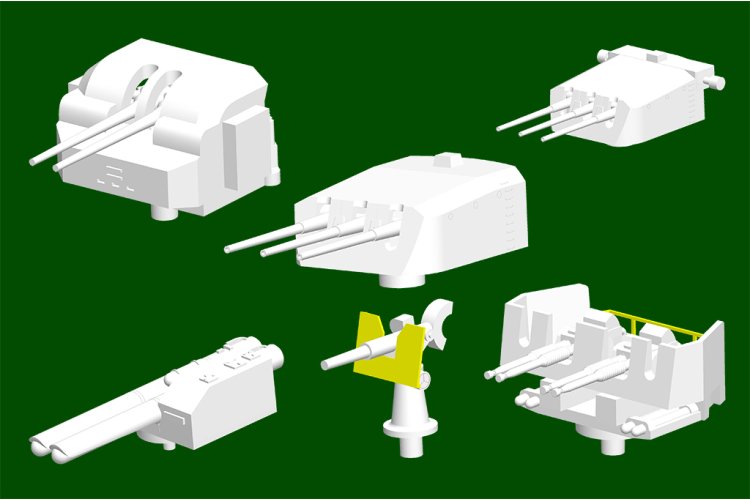 1:350 Trumpeter Franse lichte kruiser Georges Leygues - Light cruiser La Galissonni&egrave;re-class - Tru05375 13 - TRU05375