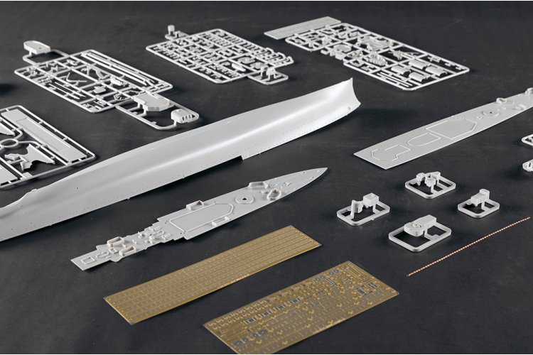 1:350 Trumpeter Franse lichte kruiser Georges Leygues - Light cruiser La Galissonni&egrave;re-class - Tru05375 19 - TRU05375