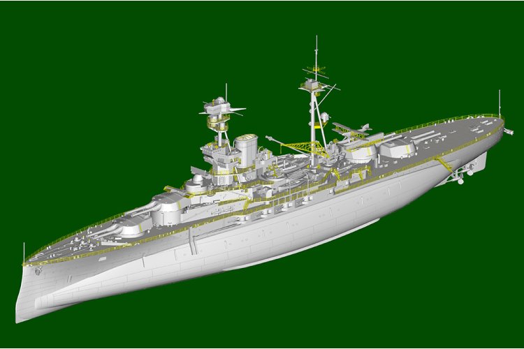 1:350 Trumpeter 05378 HMS Royal Oak - WWII Revenge-klasse - Brits Slagschip - Tru05378 10 - TRU05378