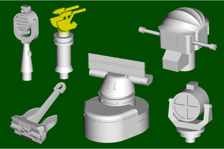 1:350 Trumpeter 05378 HMS Royal Oak - WWII Revenge-klasse - Brits Slagschip - Tru05378 13 - TRU05378