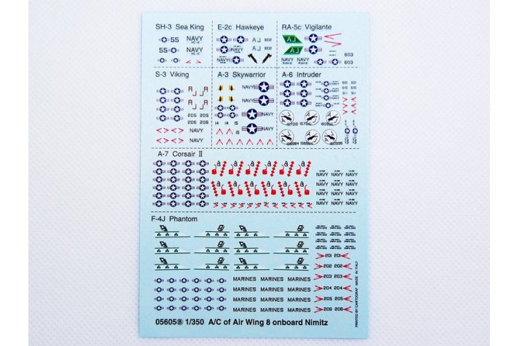 1:350 Trumpeter 05605 Aircraft Carrier CVN-68 USS Nimitz 1975 - Tru05605 3 - TRU05605