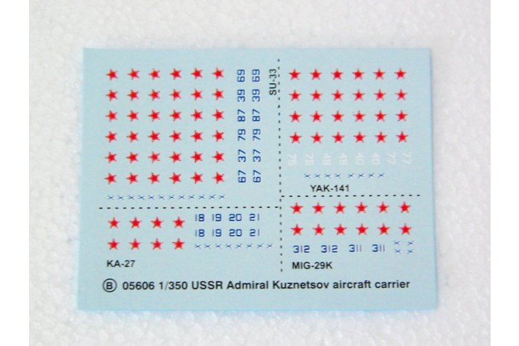 1:350 Trumpeter 05606 USSR Admiral Kuznetsov - Kuznetsov-klasse - Russisch Vliegdekschip - Tru05606 4 - TRU05606