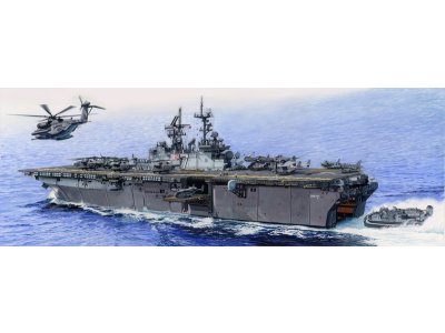 1:350 Trumpeter 05615 USS Iwo Jima LHD-7 - Wasp-klasse - Amerikaans Amfibisch Aanvalsschip - Tru05615 1 - TRU05615