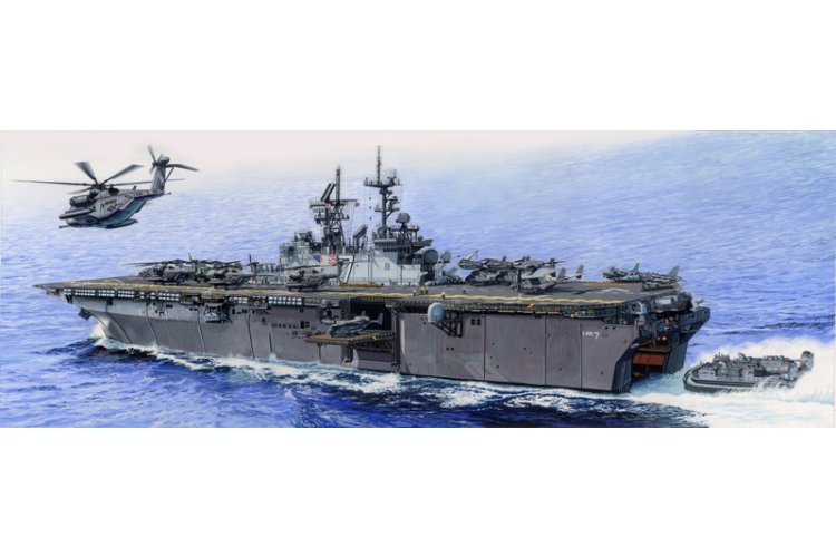 1:350 Trumpeter 05615 USS Iwo Jima LHD-7 - Wasp-klasse - Amerikaans Amfibisch Aanvalsschip - Tru05615 1 - TRU05615