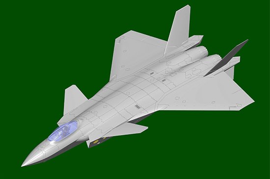 1:48 Trumpeter 05821 Chengdu J-20 Mighty Dragon Beast Mode - Chinees Stealth-Jachtvliegtuig - Tru05821 5 - TRU05821