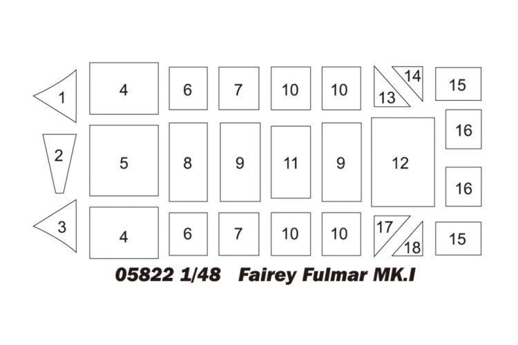 1:48 Trumpeter 05823 Fairey Fulmar Mk.II - Propeller Vliegtuig - Tru05823 4 - TRU05823