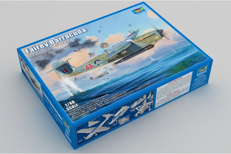 1:48 Trumpeter 05825 Fairey Barracuda - WW II Torpedobommenwerper - Propeller Vliegtuig - Tru05825 19 - TRU05825