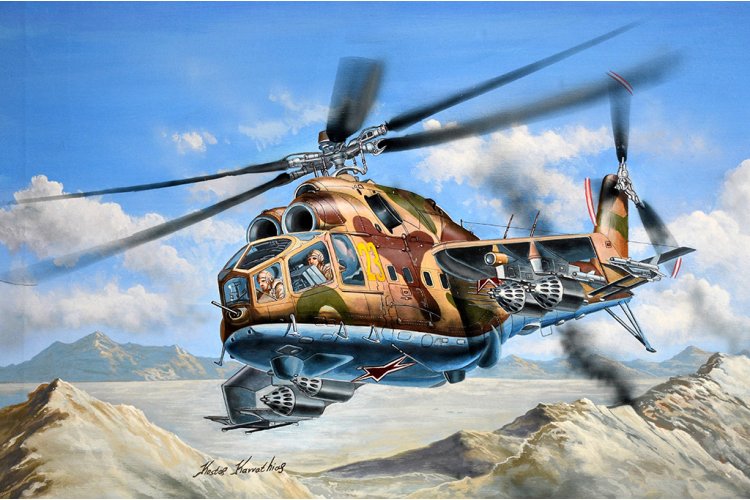 1:48 Trumpeter 05828 Mil Mi-24A Hind-B - Helicopter - Tru05828 1 - TRU05828