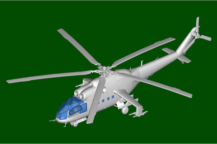 1:48 Trumpeter 05828 Mil Mi-24A Hind-B - Helicopter - Tru05828 13 - TRU05828